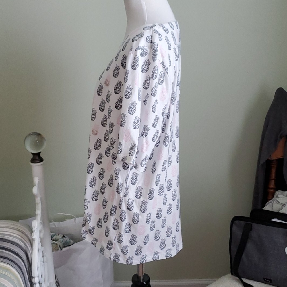 Talbots pineapple top - Picture 2 of 10